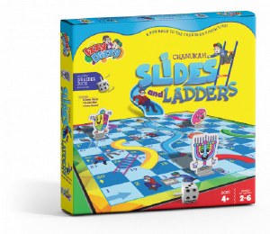 Picture of Chanukah Slides and Ladders Board Game